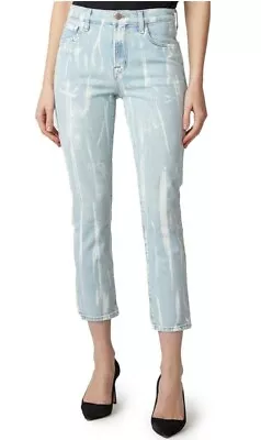 J Brand Painted Gigi Ruby Skinny Jeans Cropped Tie-Dye 27 US 4 $258 High Rise S • $85