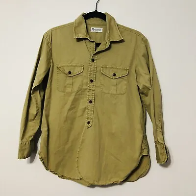 £18.83 • Buy Madewell Khaki Shirt Womens Cargo Workshirt Safari XS Button