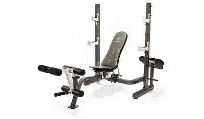 Bough Last Christmas = Marcy 70205 Folding Bench + Squat Rack Rrp£499 • £350