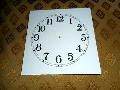 £5.85 • Buy Clock Dial/face - 5 1/4  Minute Track - Paper (card) - Arabic-square-gloss White