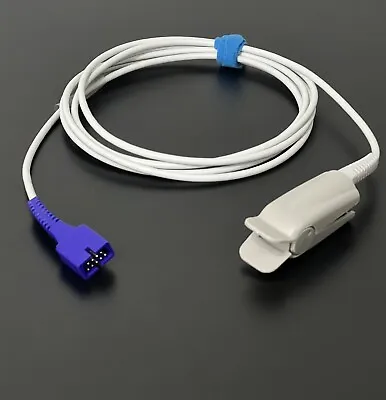 $20 • Buy Nellcor Compatible Direct Connect SpO2 Sensor Adult Clip 9ft - Same Day Shipping
