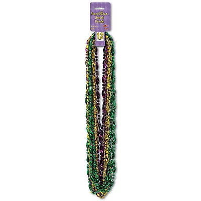Mardi Gras Swirl Beads • $7.94