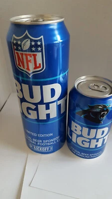 $5.99 • Buy Bud Light  Carolina Panthers  12 Oz Can & Nfl 25 Oz Can   2023  .empty..
