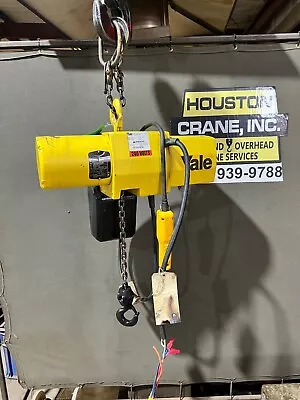 Yale 1 Ton Electric Chain Hoist  YJL2016 11 FT 230V • $3250