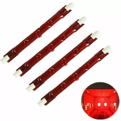 £3.70 • Buy 1/4pcs 500W Red 118 Mm R7 IR Infrared Halogen Outdoor Parasol Heater Bulb Lamp