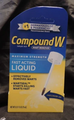 $9.94 • Buy Compound W Max Strength Fast Acting Liquid Wart Remover 0.31 Fl Oz EXP 11/23