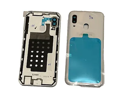 Fits Genuine Samsung A20E A20 Back Battery Cover Housing Camera Lens Fingerprint • £4.29