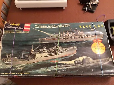 Revell Guided Missile Fleet And Seaplane Tender 1:480 Model Kit GIFT SET 3 SHIPS • £28