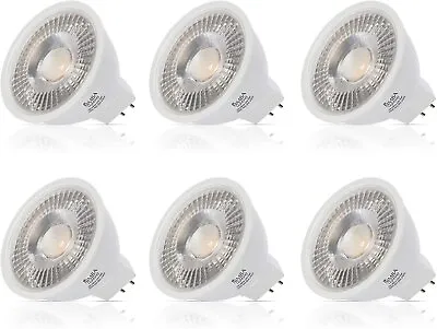[6 Pack] LED MR16 5W 12V 35W 50W Halogen Replacement Bulbs GU5.3 Bi-Pin 5000K • $19.95