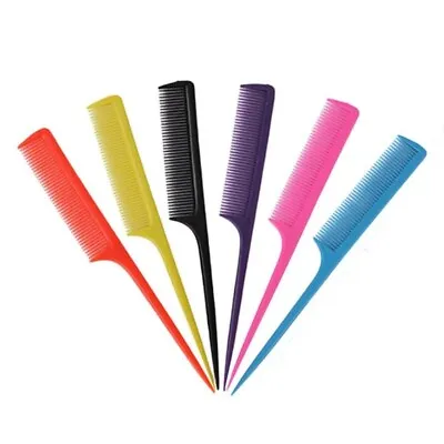 8 ½  Plastic Rat Tail Comb Choice Of Colours UK Stock & Seller • £1.39