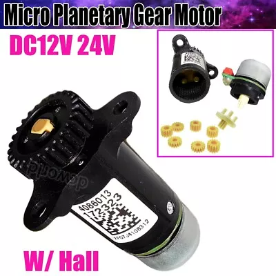 Micro External Rotor Outrunner Motor DC 12V-24V Planetary Gearbox Mini Generator • £8.39