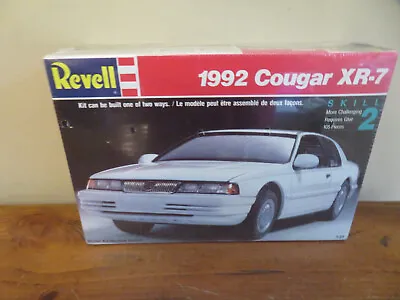 Revell 1992 Mercury Cougar XR-7 Sealed 1/25 • $32