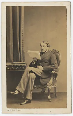 CDV Circa 1860. Man Probably Gabriel D'Oilliamson (1817-1877). Noblesse. • $37.26