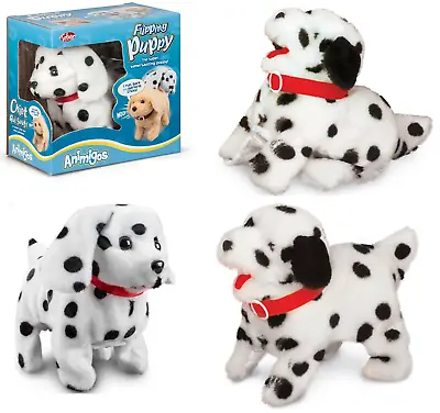 Walking Barking Flipping Somersaulting Soft Cuddly Dalmation Puppy Dog Pet 30195 • £15.95