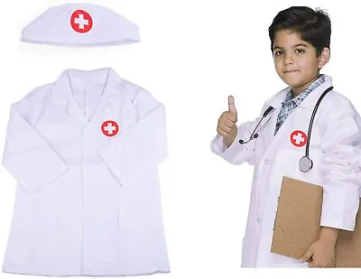 Doctors Set For Kids Doctor Costume Outfit Role Play For 3 4 5 Year Old Boy Girl • £8.88