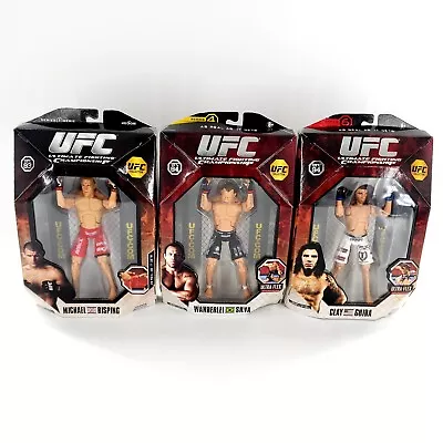 UFC Figures Lot Of 3 Michael Bisping 83 Wanderlei Silva 84 Clay Guida 94 New • $60