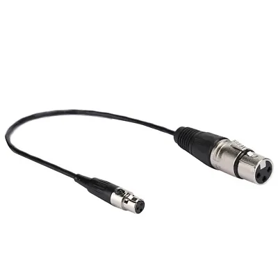 Mini XLR 3pin Female To XLR 3pin Female Cable For Cameras/SLRs Standar GDS • £9.32