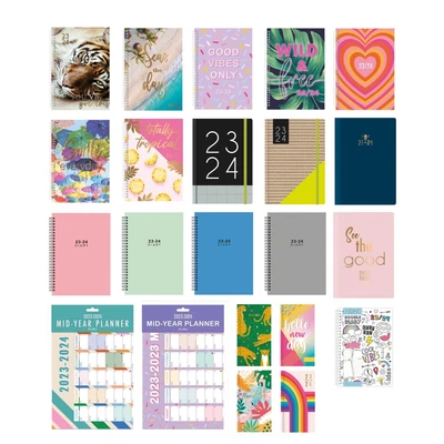£4.49 • Buy Academic Diary 2023-2024 A5/Slim WTV/DAP Mid-Year Student Planner & Appointment