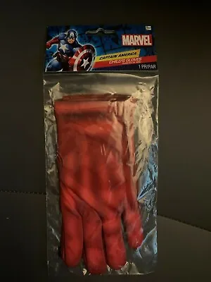 $7.49 • Buy New Marvel Avengers Captain America Child Costume Gloves