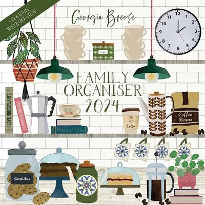 Georgia Breeze Family Organiser 2024 - Art - Week To View • £9.48