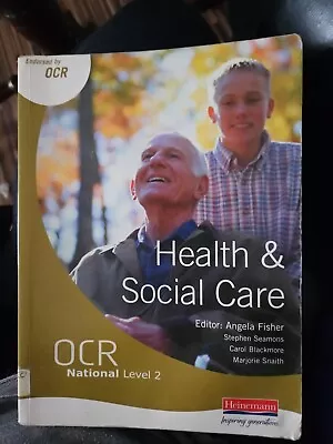 OCR National Level 2 Health And Social Care Paperback Book • £8