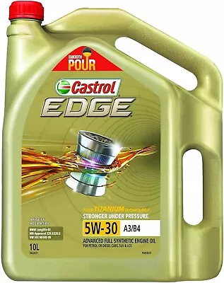 Castrol Edge 5W-30 A3/B4 Engine Oil 10 Litre-Au • $162.49