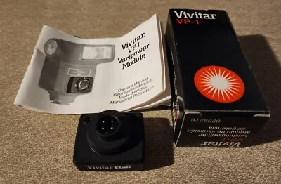 Vivitar Varipower VP-1 For 283 Electronic Flash - Original Box & Instructions • $27.95