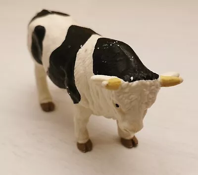 £12.50 • Buy Large Plastic Bullyland Bull Fritz Lotte German Farm Animal Black & White