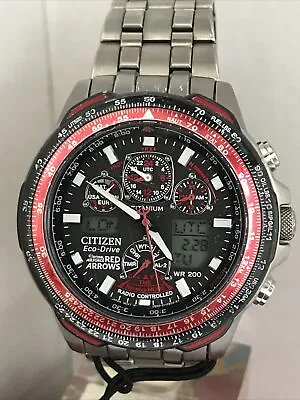 Citizen Men’s Eco-Drive A-T Red Arrows Skyhawk Titanium Bracelet WatchJY0110-55E • £569.99