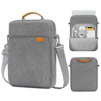 Crossbody Messenge Handbag Storage Shoulder Bag Tablet Case For IPad Galaxy Tab • £12.74