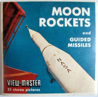 $5 • Buy View-Master Moon Rockets And Guided Missiles 3 Reel Packet B656