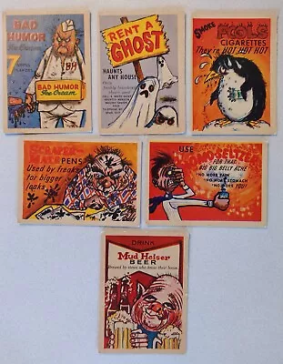 1960 Vintage Foney Ads Trading Cards. Lot Of 6 Cards #484950515354 • $20