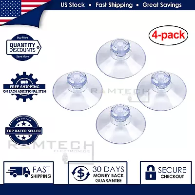 4-Pack Car Windshield Suction Cups Valentine One V1 Gen1 Radar Detector Mount • $4.99