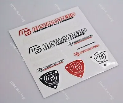 12pcs MAZDASPEED Small Reflective Car Decal Sticker Set Window Vinyl • $7.88