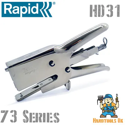£41.99 • Buy Rapid Heavy Duty HD31 Stapling Pliers 73 Series Firefly / Firehalt R31 10540310