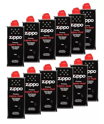 12x Zippo Premium Lighter FLUID Cigarette Genuine Petrol Refill 125ml • $78.99