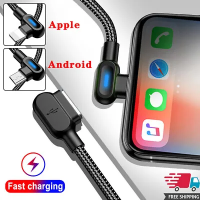$5.71 • Buy Genuine IPhone LED Charger Fast Cable B Lead For Android＆apple Data Sync Cable