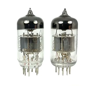 Matched Pair 6N1P-V (6H1П-B) 6N1 China ~ 6922/E88CC Tubes Nevz 1968 Balanced NOS • £33.26