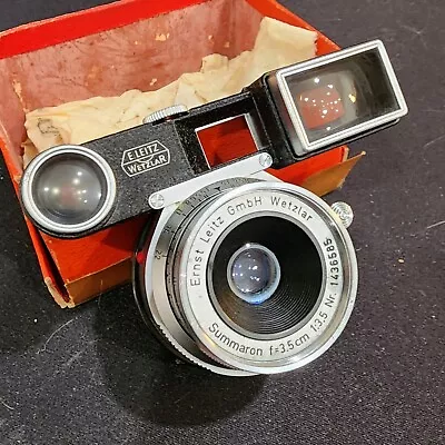 Leica / Leitz 35mm Summaron F3.5 Lens With Goggles M Mount - PLEASE READ • $295