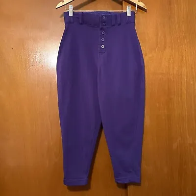 Camp Beverly Hills Vintage Purple Jodhpur Style Capri Pants Size Medium • $39.99
