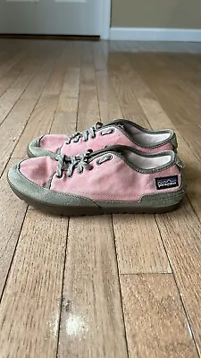 Patagonia Activist Sneakers Canvas Hiking Trail Shoes Women’s Size 7 Coral • $24