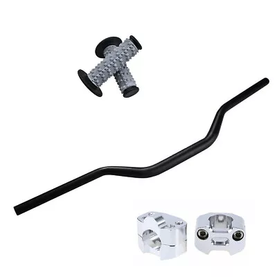 $49.45 • Buy 28MM MX Fat Bar Handlebar Grips Mount Clamps For Motorcycle Street Dirt Bike
