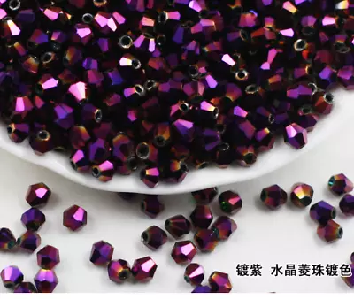 3/4/6/8mm Crystal Bicone Beads Crystal Beads • $1.89