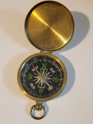 Vintage Brass Pocket Compass - Stanley London • $20