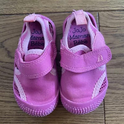 Jojo Maman Bebe Infants Pink Beach Shoes 4 • £1.99