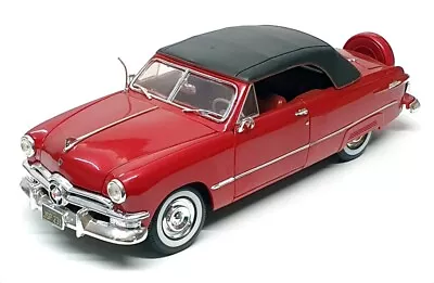 Maisto 1/18 Scale Diecast 7723K - 1950 Ford - Deep Red/Black • $74.69