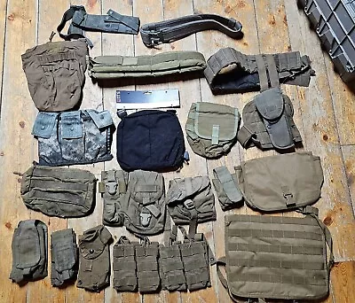 Large Lot Of USGI Military Tactical LBV Magazine Pouches Backpack Shirt • $112.95