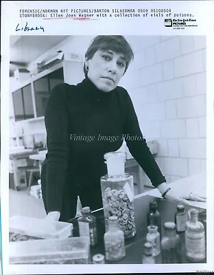 Vintage Ellen Joan Wagner Collection Vials Of Poisons People 8X10 Vintage Photo • $24.99