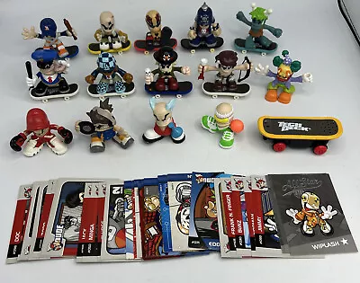 Tech Deck Lot 2001-2004 14 Figures 10 Boards & 31 Cards VGC Free Ship • $44.95