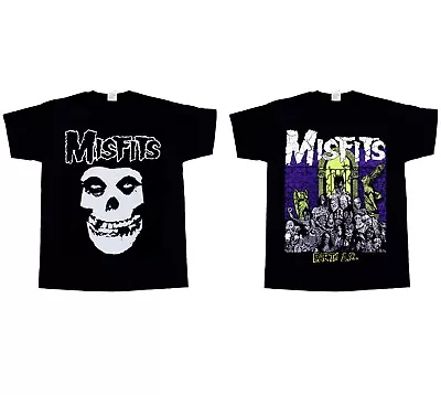 Misfits Skull Earth Ad A.d. Wolfs Blood Danzig New Black  T-shirt 345xl • $22.99